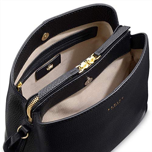 RADLEY London Womens Dukes Place Multi-Compartment Leather Bag, Medium, Black