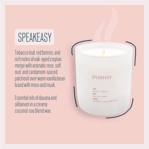 Studio Oh! Signature Collection Scented Candle, Speakeasy