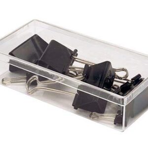 Pioneer Plastics 082C Clear Rectangular Plastic Container, 6.75" W x 3.1875" D x 1.625" H