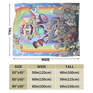 Qualet Star Vs The Forces of Evil Ultra-Soft Micro Fleece Blanket Home Decor Throw Lightweight for Couch Bed Sofa 50"X40"