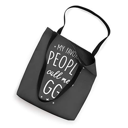 GG Gift: My Favorite People Call Me GG Tote Bag