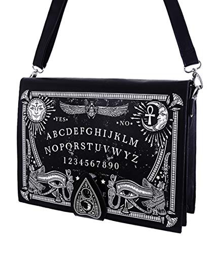 RE Style Gothic Ouija Board Occult Spirit Board Handbag, Black