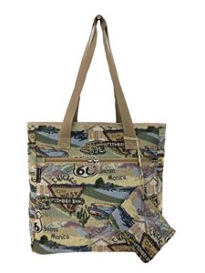 route 66 tapestry tote bag – t3218a#66