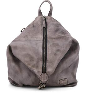 bed|stu women’s delta leather bag (grey dip dye)