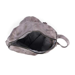 Bed|Stu Women’s Delta Leather Bag (GREY DIP DYE)