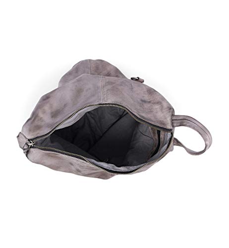 Bed|Stu Women’s Delta Leather Bag (GREY DIP DYE)