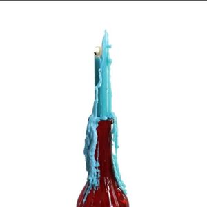 candlestock wine bottle drip candles – 10 pack of assorted dripping candles