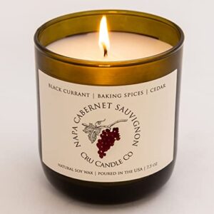 Cru Candle Co Wine-Scented Jar Candles - Perfect Gifts for Candle Lovers and Wine Lovers! (Multiple Scents)