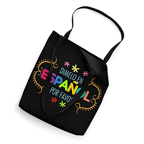 Playera Spanish Teacher Regalo Maestra de Espanol Tote Bag