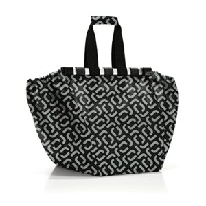 reisenthel easyshoppingbag signature black – versatile shopper – in practical design to roll up