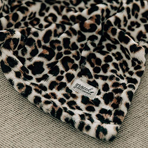 GRACED SOFT LUXURIES Throw Blanket Fleece Minky Microfiber Soft Throw (Leopard, XL Throw | Twin Size 60" x 80")