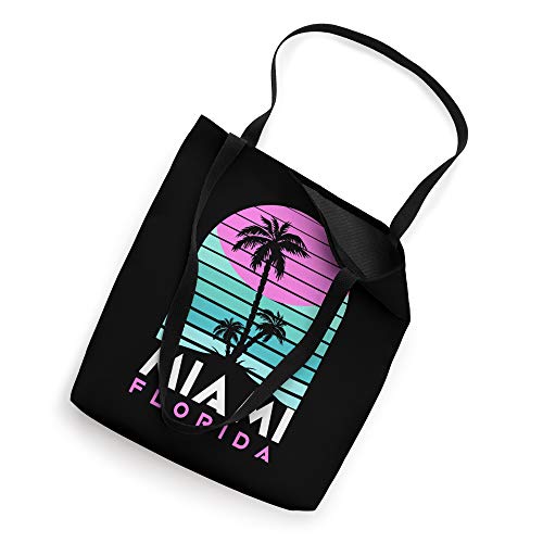 Miami Florida Souvenir Vintage 80s Vaporwave South Beach Tote Bag