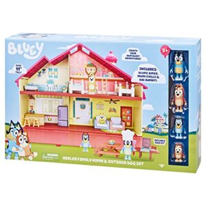 Bluey Mega Bundle Home, BBQ Playset, and 4 Figures | Amazon Exclusive
