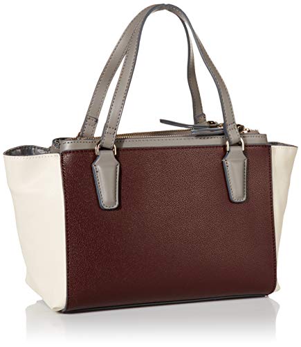 Fiorelli Double Top Zip Satchel, Oxblood Mix