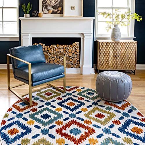 nuLOOM Labyrinth Transitional Indoor/Outdoor Accent Rug, 2' x 3', Multi