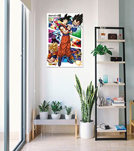 Dragonball Super - Manga TV Show Poster (Goku Panels) (Size: 24" x 36")