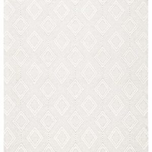 Safavieh Marbella Collection 5' x 8' Ivory MRB306A Handmade Premium Wool Living Room Dining Bedroom Area Rug