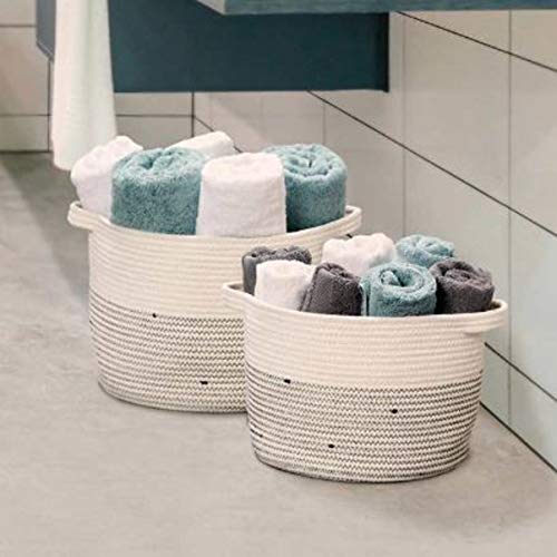 Mesa Cotton Rope Bins, Set of 2