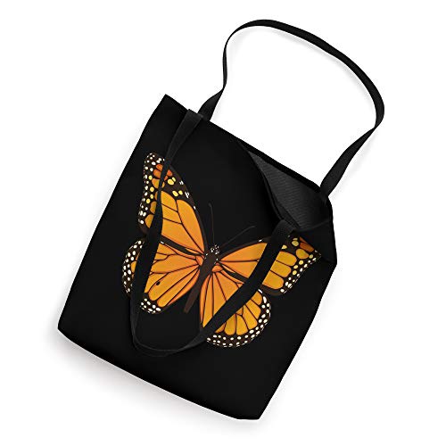 Monarch Butterfly Black Background Tote Bag