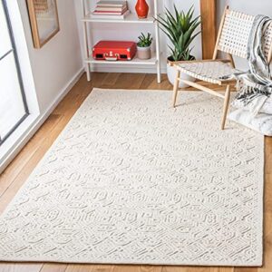 safavieh textural collection 8′ x 10′ ivory txt101a handmade premium wool area rug