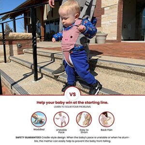 Watolt Baby Walking Harness - Handheld Kids Walker Helper - Toddler Infant Walker Harness Assistant Belt - Help Baby Walk - Child Learning Walk Support Assist Trainer Tool - for 7-24 Month Old