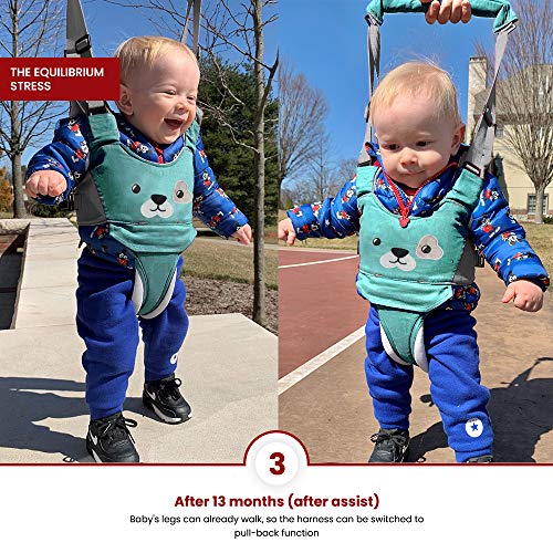 Watolt Baby Walking Harness - Handheld Kids Walker Helper - Toddler Infant Walker Harness Assistant Belt - Help Baby Walk - Child Learning Walk Support Assist Trainer Tool - for 7-24 Month Old