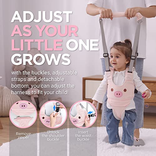 Watolt Baby Walking Harness - Handheld Kids Walker Helper - Toddler Infant Walker Harness Assistant Belt - Help Baby Walk - Child Learning Walk Support Assist Trainer Tool - for 7-24 Month Old