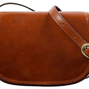 Time Resistance Leather Cross Body Bag for Women Shoulder Bag Messenger Purse