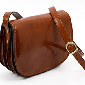 Time Resistance Leather Cross Body Bag for Women Shoulder Bag Messenger Purse