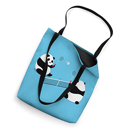 Badminton Panda Volley Tote Bag