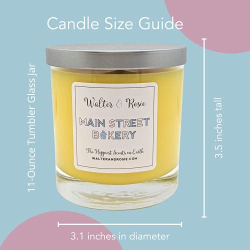 Walter & Rosie Candle Co. - Pineapple Float 11oz Scented Candle Inspired by Disney Scents & Dole Whip - Smell Like Disney Resorts - Happiest Scents on Earth - Soy Blend - Up to 40 Hrs