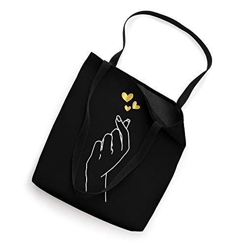 Korean Heart Kpop Love Saranghae For Daughter Girls Women Tote Bag