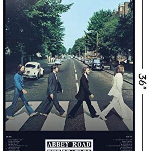 Trends International 24X36 The Beatles - Abbey Album Wall Poster, 24" x 36", Unframed Version