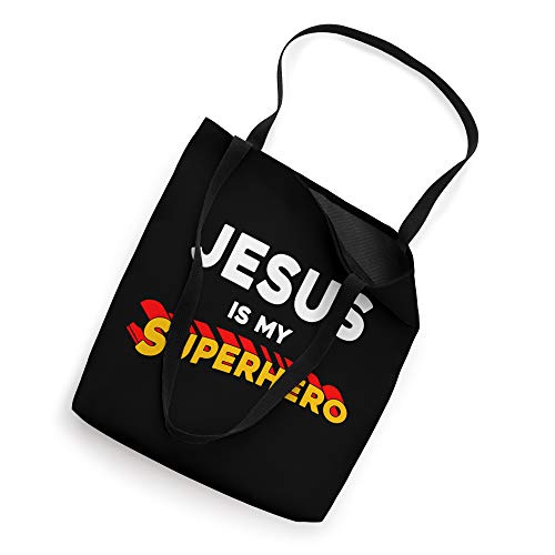 Jesus Is My Superhero Funny Christian Preachers Worship Gift Tote Bag