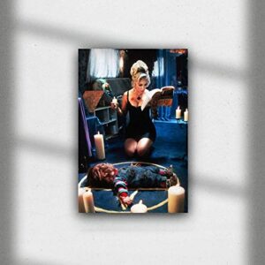 Bride of Chucky Jennifer Tilly Poster Decorative Painting Canvas Wall Art Living Room Posters Bedroom Painting 16"×24"（40*60cm）