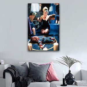 Bride of Chucky Jennifer Tilly Poster Decorative Painting Canvas Wall Art Living Room Posters Bedroom Painting 16"×24"（40*60cm）