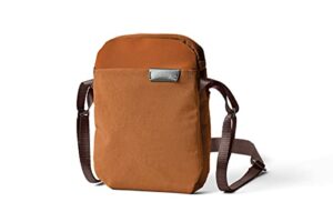 bellroy city pouch (cross-body bag, e-reader or small tablet, wallet, phone) – bronze
