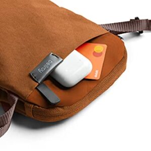 Bellroy City Pouch (cross-body bag, e-reader or small tablet, wallet, phone) - Bronze