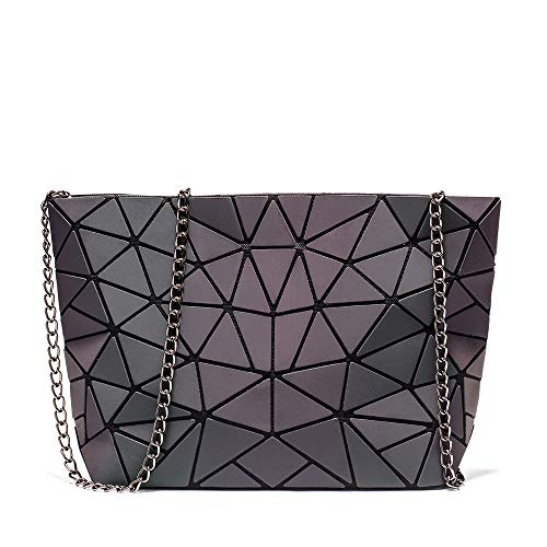 Wallet Womens Geometric Luminous Purse bags Ladies Top Handle Satchel Bags