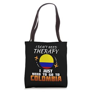 colombian flag i colombia flag i vacation colombia tote bag
