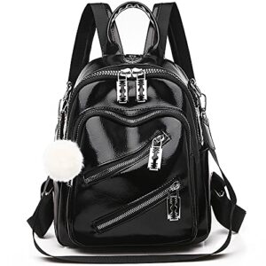 women backpack purse vegan leather mini backpack cute convertible small shoulder bag for girls