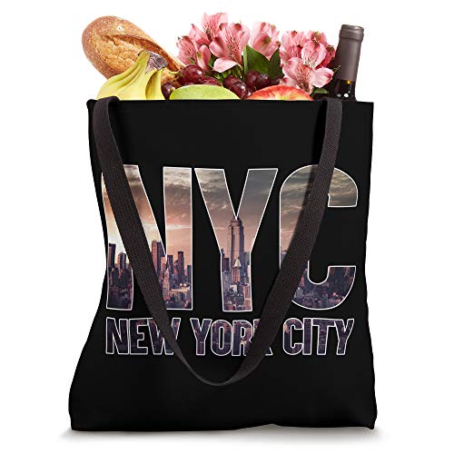 NYC New York City Silhouette USA United States Tourist Tote Bag