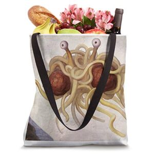 Pastafarian Flying Spaghetti Monster Athiest Gift Graphic Tote Bag