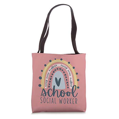 Every Voice Matters School Social Worker Tote Bag