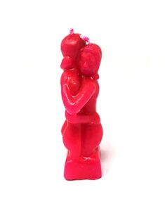 wickypicky erotic red hugging candles for couple love candles to attract love ,sexy ritual scented candles gifts for women & men