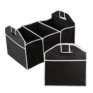 AFXOBO Car Folding Storage Box 3 Compartments Luggage Multifunctional Portable Storage Box Car Built-in Storage Box