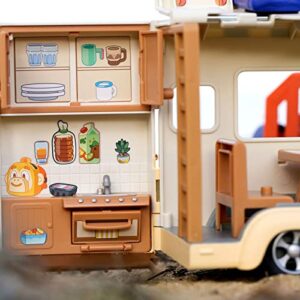 Bluey Caravan Adventure Playset, with 2.5" Jean Luc Figure