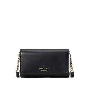 kate spade new york staci small flap crossbody bag in black