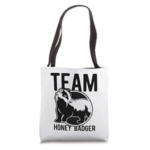 honey badger team marten ratel don’t gift men women kids tote bag