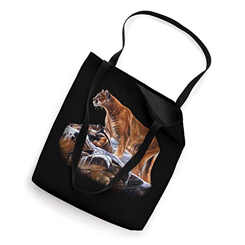 Mountain Lion Cougar Sweatshirt Tote Bag